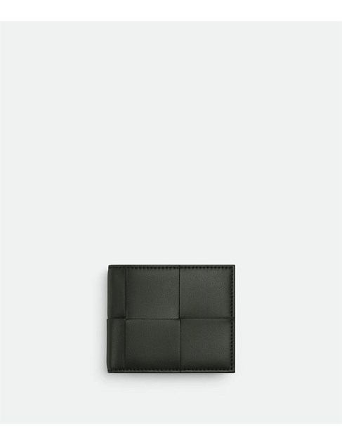 david jones Bottega Veneta Cassette Bi-fold Wallet In Leather