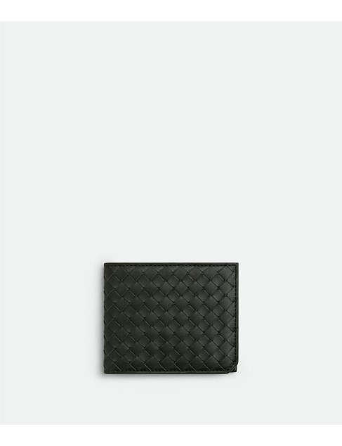 david jones Bottega Veneta Intrecciato Piccolo Wallet In Leather