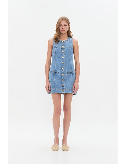 david jones Aje Holland Denim Mini Dress