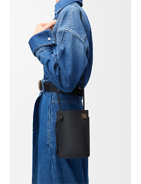 David Jones Loewe Dice Pocket In Classic Calfskin