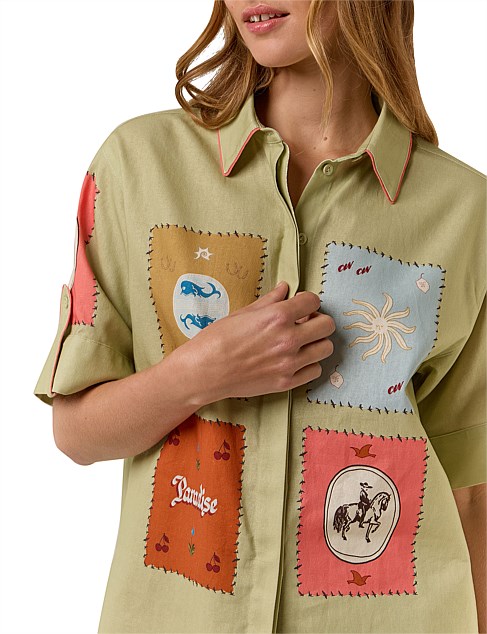 David Jones Palm Noosa Maya Shirt