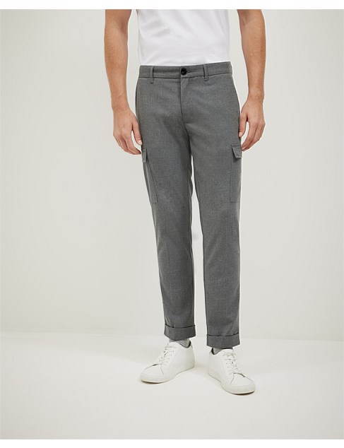 David Jones Politix Flannel Cargo Pant