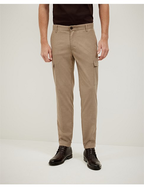 david jones Politix Flannel Cargo Pant