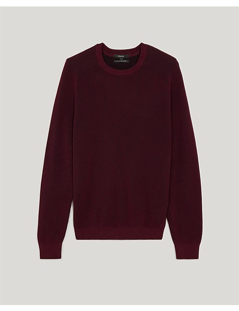 David Jones Politix Two-toned Crew Neck Knit