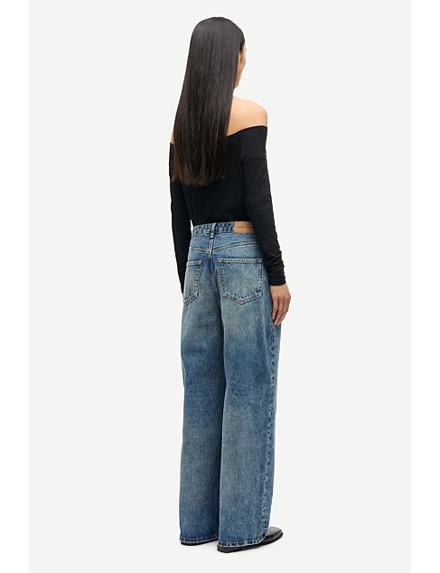 David Jones Samsoe Samsoe Nana Off Shoulder Ls Top