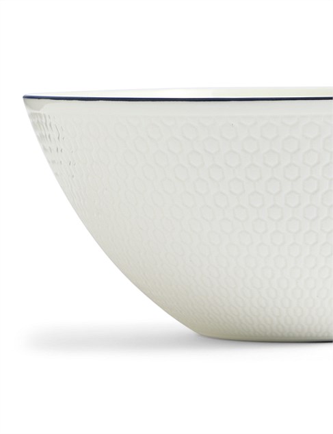 David Jones Wedgwood Gio Cereal Bowl Blue Line