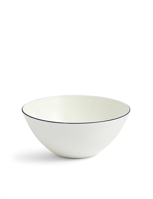 david jones Wedgwood Gio Cereal Bowl Blue Line