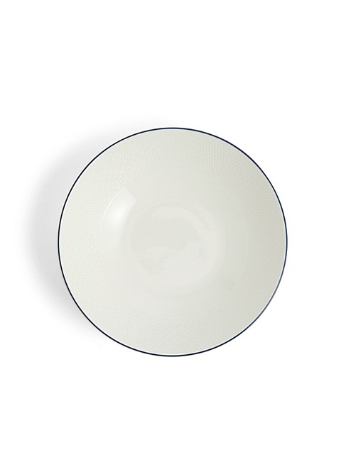 David Jones Wedgwood Gio Pasta Bowl Blue Line