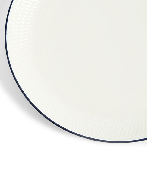 David Jones Wedgwood Gio Plate 17cm Blue Line