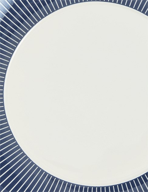 David Jones Wedgwood Gio Plate 23cm Pinstripe Blue