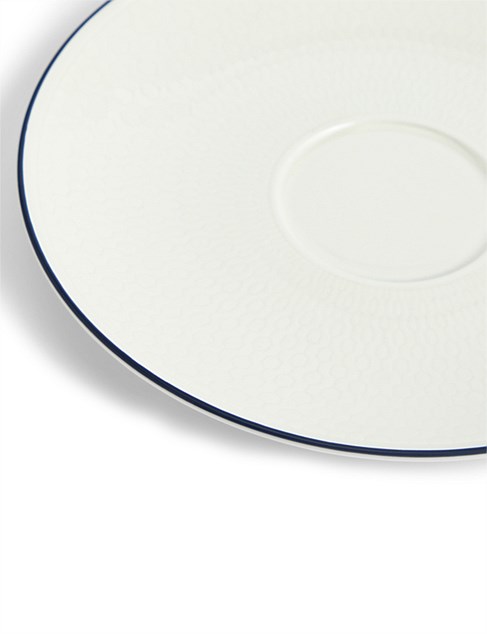 David Jones Wedgwood Gio Teacup Saucer Blue Line