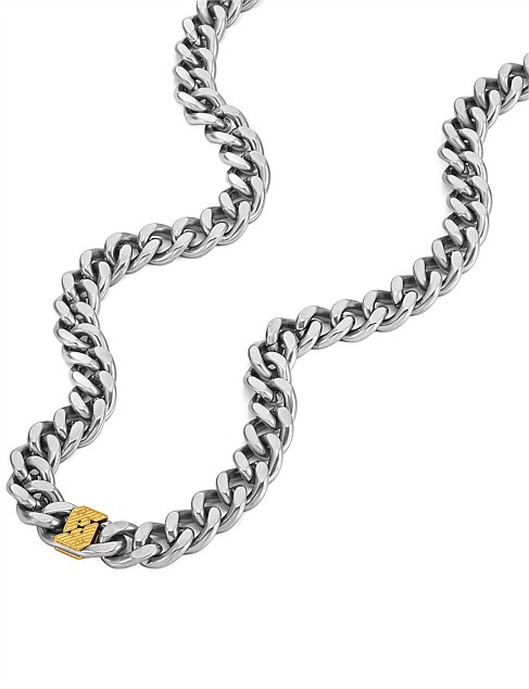 David Jones Emporio Armani Emporio Armani Two-tone Ssteel Chain Necklace