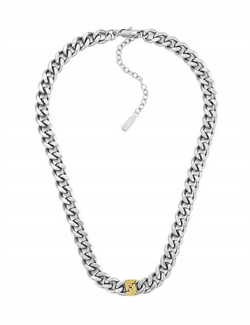 david jones Emporio Armani Emporio Armani Two-tone Ssteel Chain Necklace