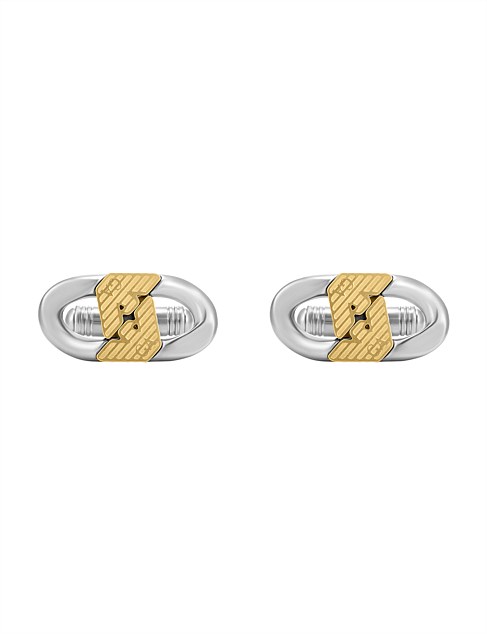 david jones Emporio Armani Emporio Armani Two-tone Stainless Steel Cuff Links