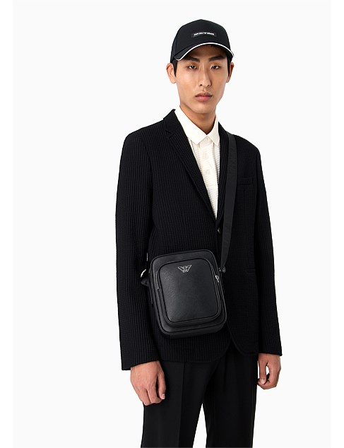 david jones Emporio Armani Piattina Crossbody Bag Black