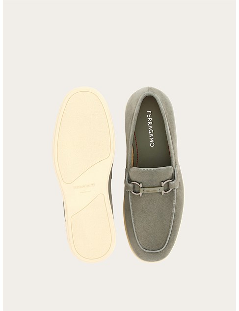 david Jones Ferragamo Casual Loafer With Gancini Ornament