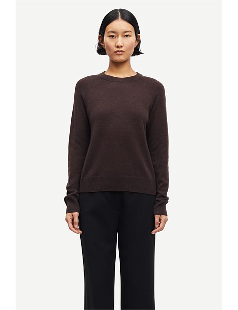david jones Samsoe Samsoe Boston O-neck Ls Cashmere Sweater