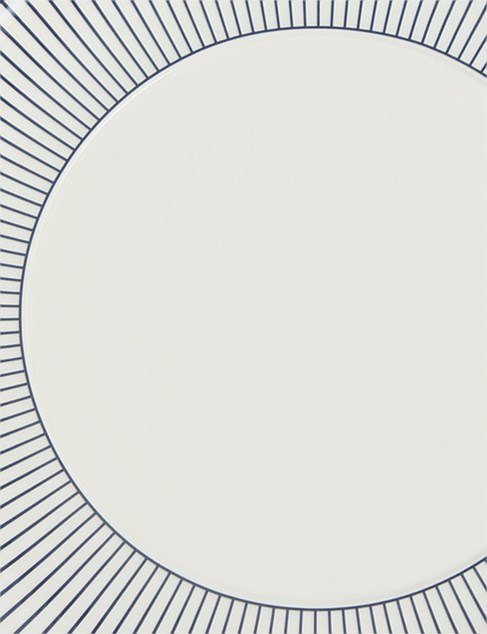 David Jones Wedgwood Gio Plate 23cm Pinstripe White