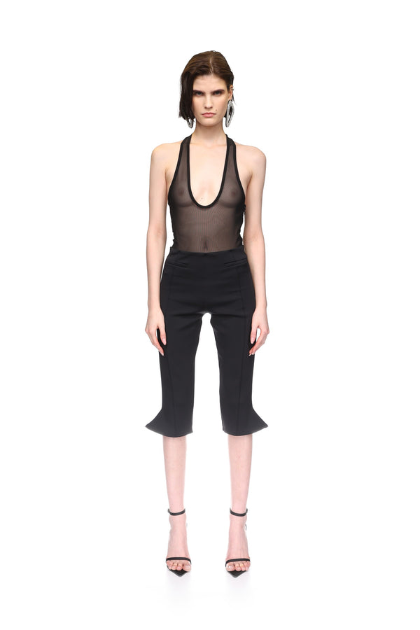 David Koma CAPRI TROUSERS BLACK