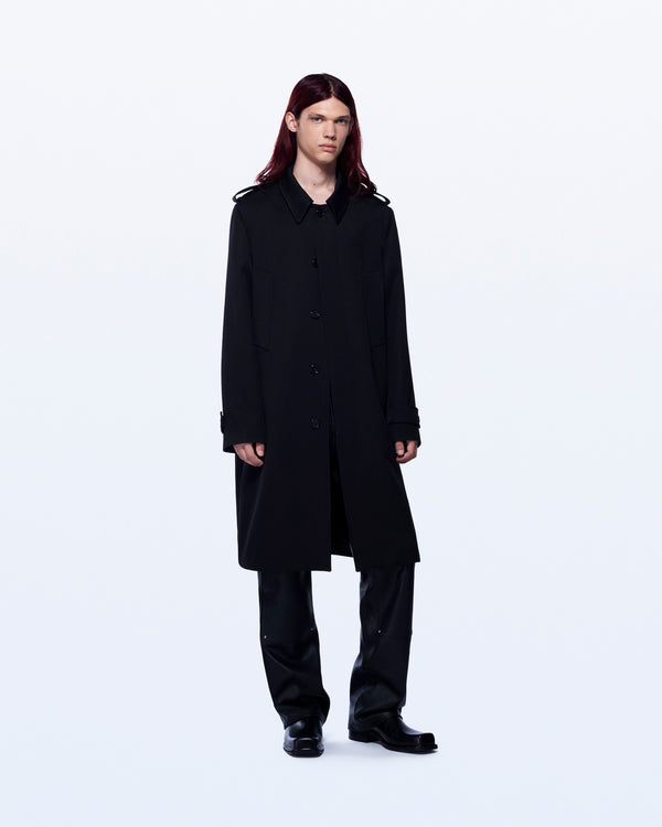 David Koma CAR COAT BLACK