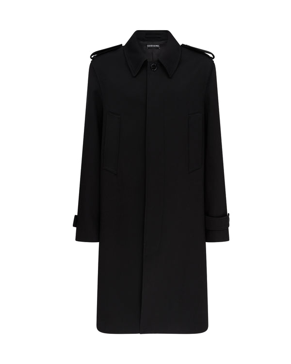 david koma CAR COAT BLACK