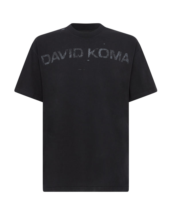 david koma DK LOGO TEE GREY