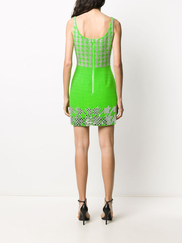 David Koma Embroidered Mini Dress