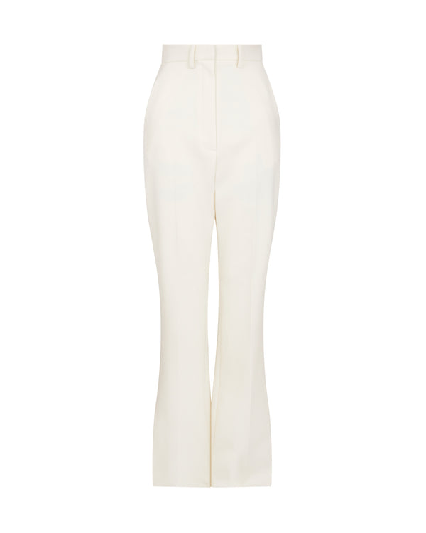 david koma HIGH WAISTED TROUSERS OFF WHITE