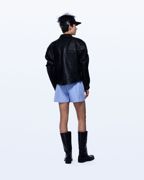 David Koma MENS BIKER JACKET BLACK