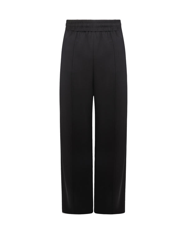 david koma SATIN TROUSERS BLACK