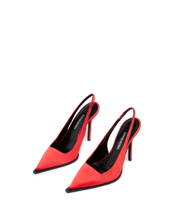 David Koma SLINGBACK PUMPS IN RED RED