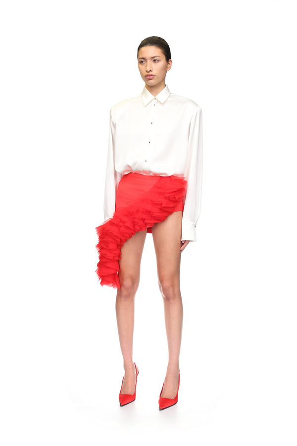 David Koma SLINGBACK PUMPS IN RED RED