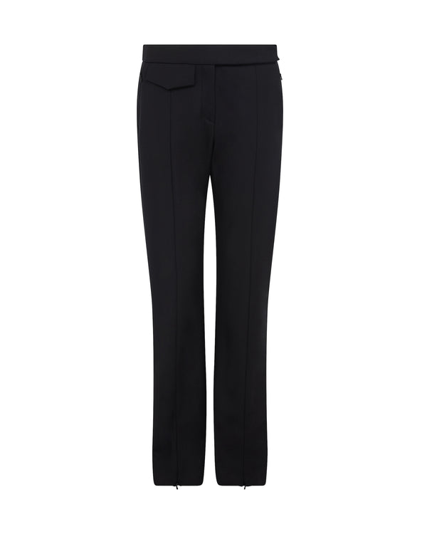 david koma TAILORED WOOL TROUSERS IN BLACK BLACK