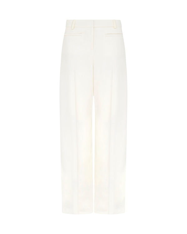 david koma WIDE TAILORED TROUSERS IN WHITE WHITE