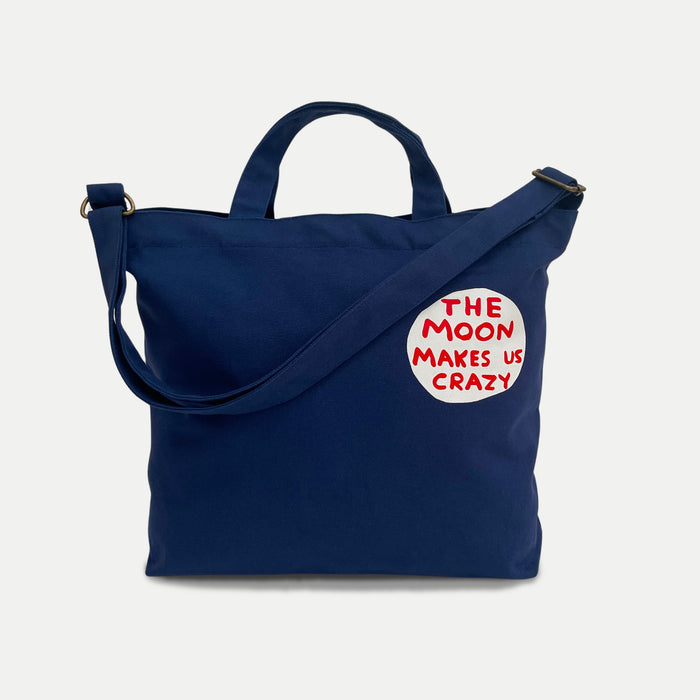 david shrigley David Shrigley Bags - The Moon Makes Us Crazy