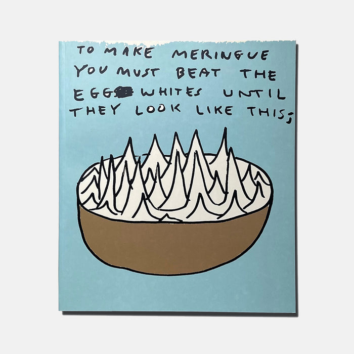 david shrigley David Shrigley Books - To Make Meringue You Must Beat The Egg Whites Until They Look Like This; Limited Edition (1998)