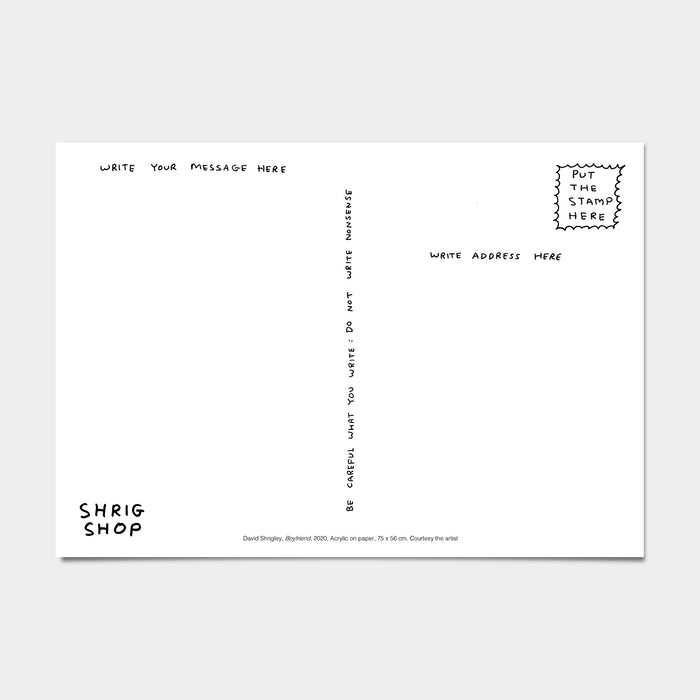 David Shrigley David Shrigley Postcards - Boyfriend