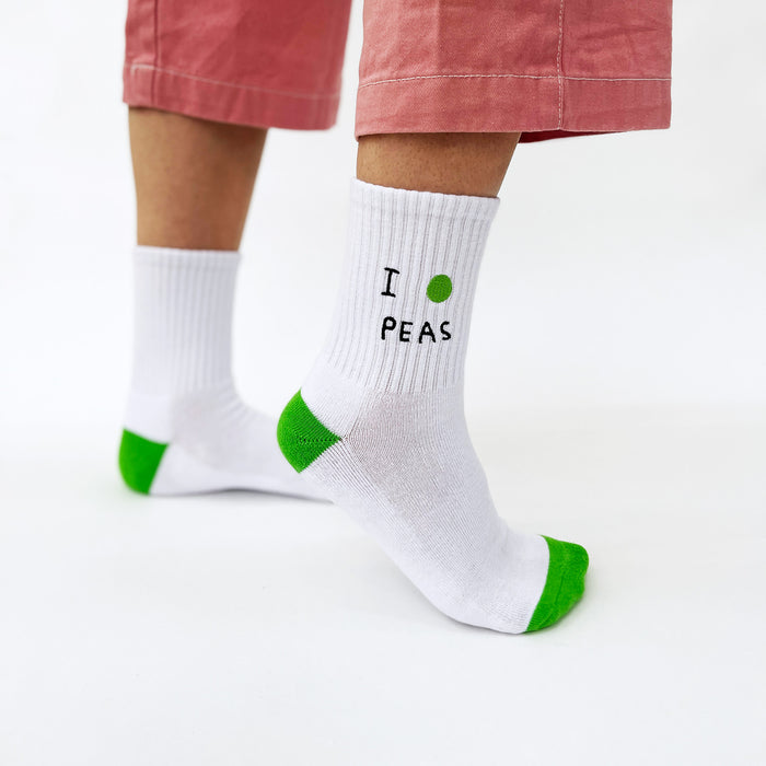 David Shrigley David Shrigley Socks - I Pea Peas