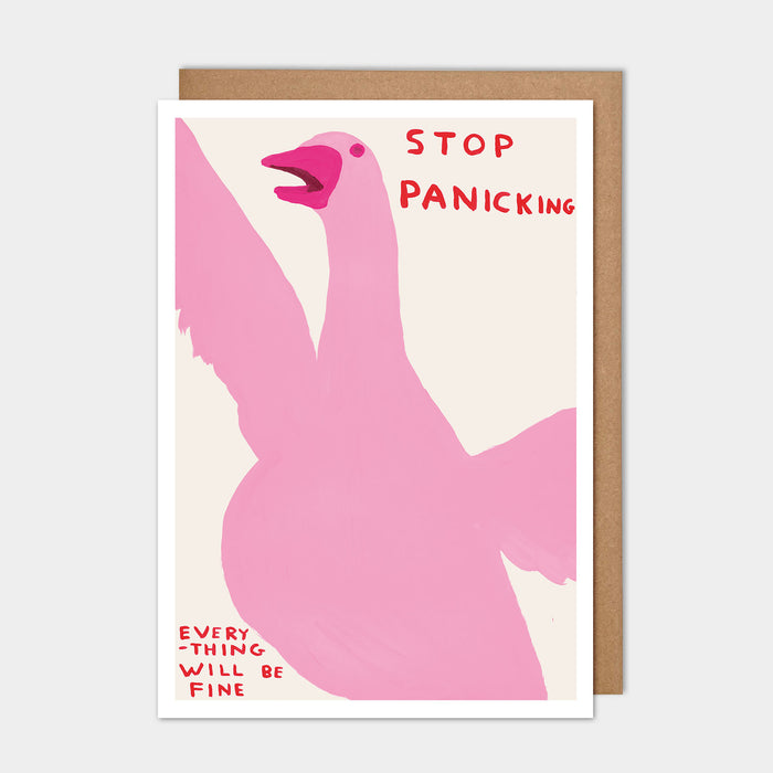david shrigley David Shrigley Greetings Cards - Stop Panicking