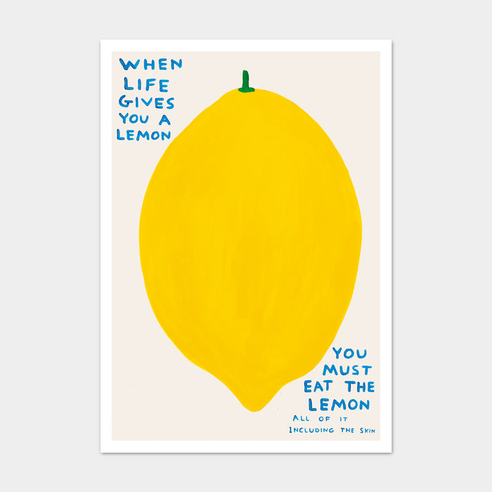 David Shrigley David Shrigley Greetings Cards - When Life Gives You A Lemon