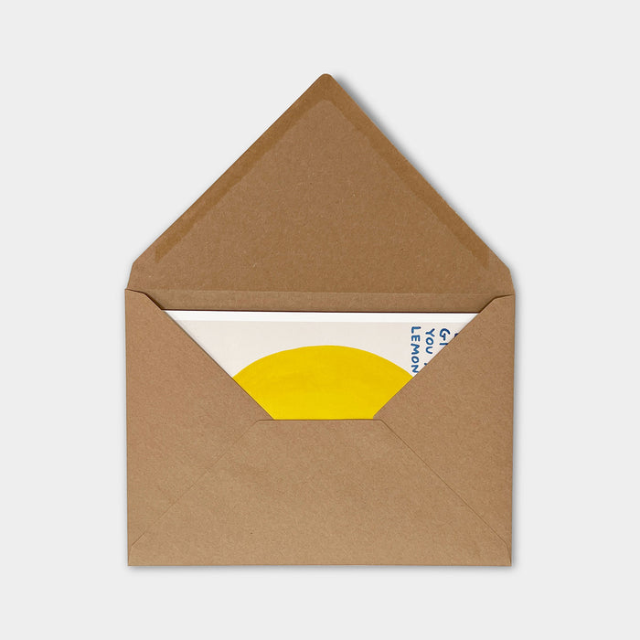 David Shrigley David Shrigley Greetings Cards - When Life Gives You A Lemon