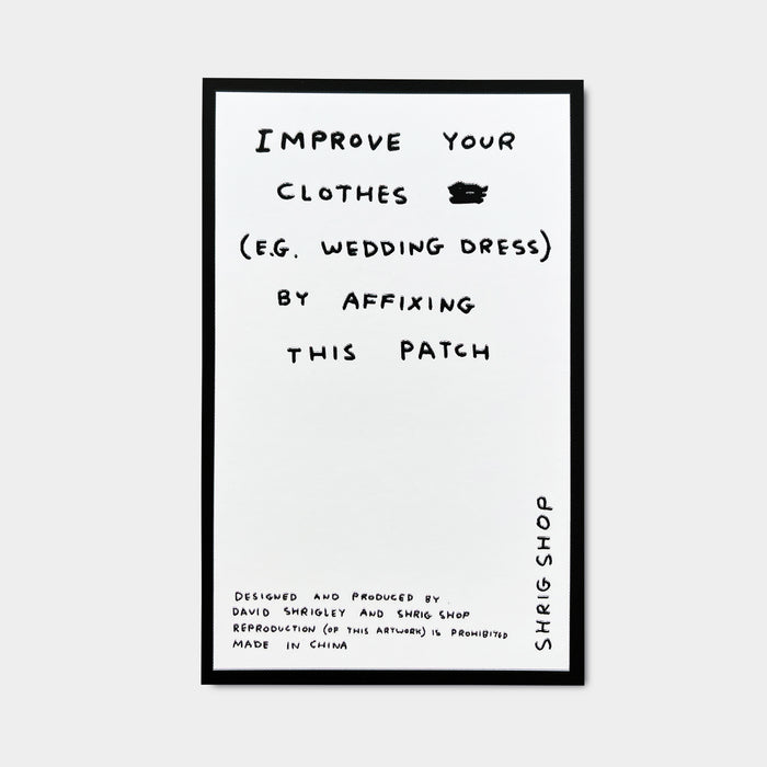 David Shrigley David Shrigley Iron-On Patch - Unlock Your Limited Potential