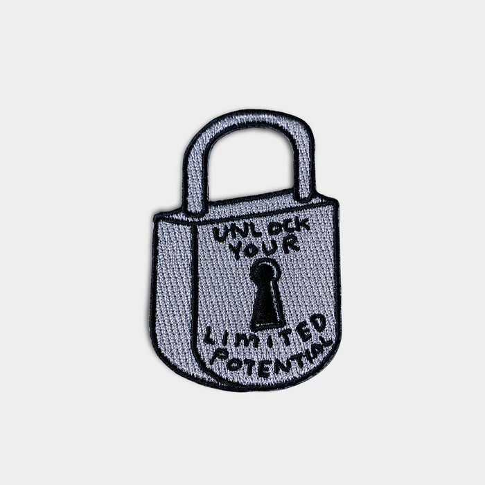 David Shrigley David Shrigley Iron-On Patch - Unlock Your Limited Potential