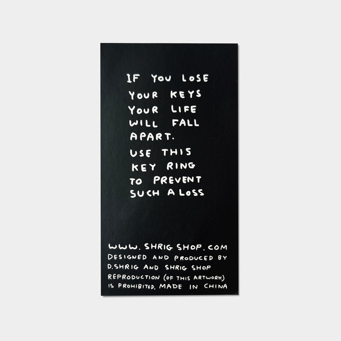 David Shrigley David Shrigley Keyrings - Everything Is Good