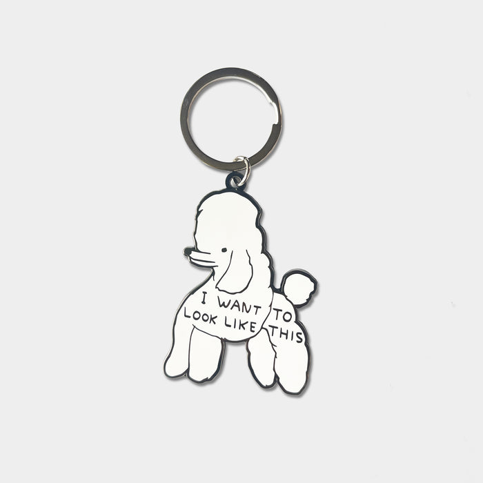 david shrigley David Shrigley Keyrings - I Want To Look Like This
