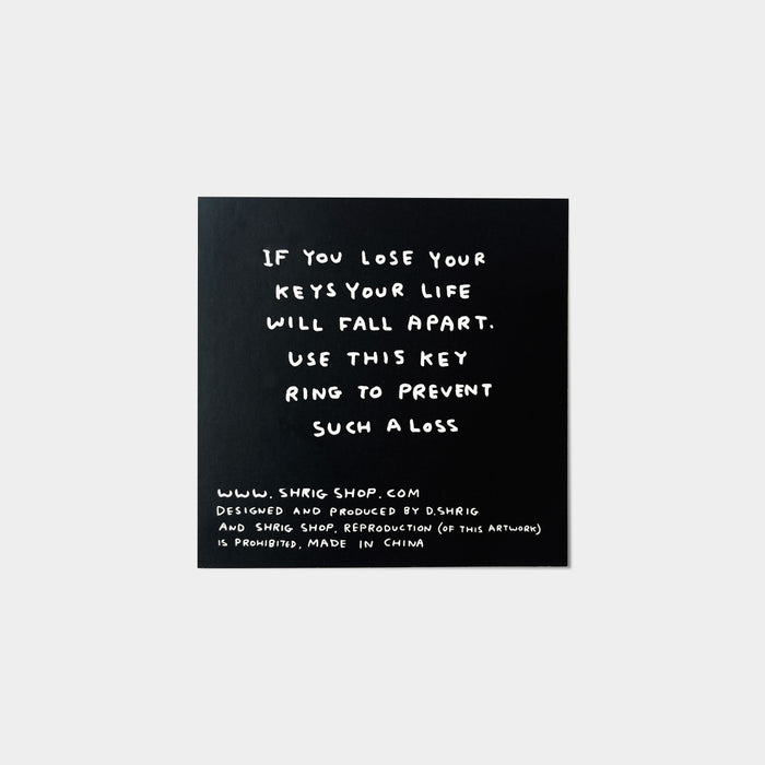 David Shrigley David Shrigley Keyrings - To Hell With Everything