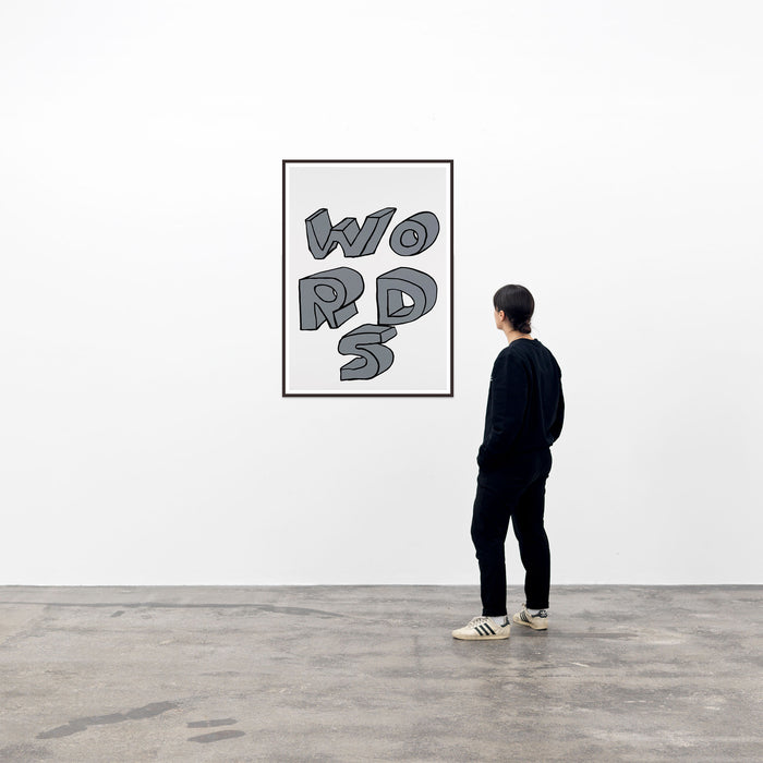 David Shrigley David Shrigley Limited Edition - Untitled (Words) (2008)