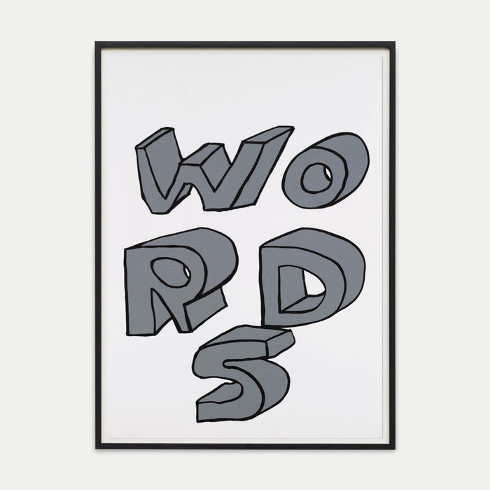 david shrigley David Shrigley Limited Edition - Untitled (Words) (2008)
