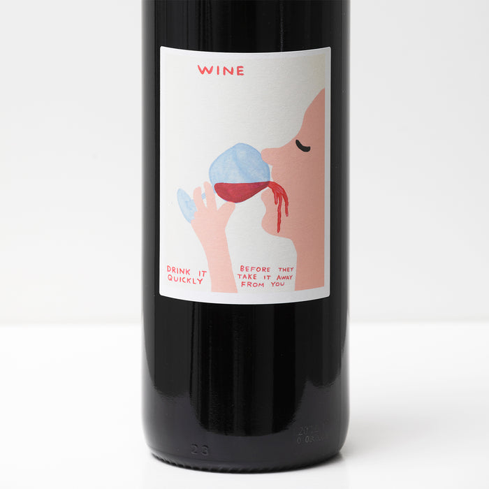 David Shrigley David Shrigley Limited Edition Wine - Wine Drink It Quickly