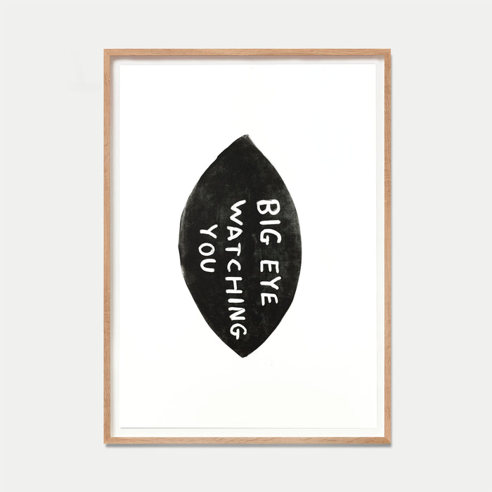 david shrigley David Shrigley Monotype - Big Eye Watching You (2008)